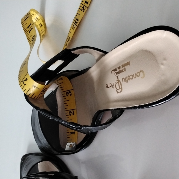 Concetta Pane genuine leather mules handmade in Sorento Italy, black - Picture 7 of 10